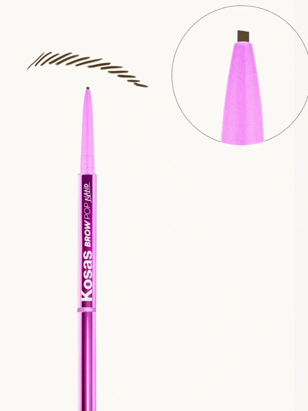 Kosas Medium Brown Brow Pop Nano Eyebrow Enhancer